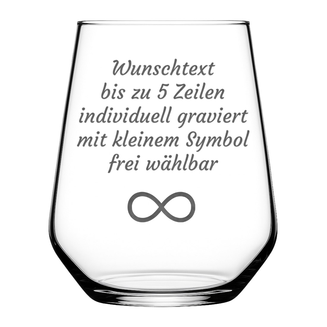 Wasserglas-Symbol-Ewigkeits