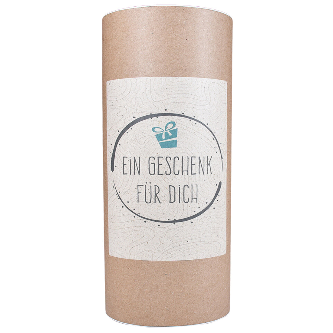 Geschenkhülse Geschenkverpackung Natur 10x26cm