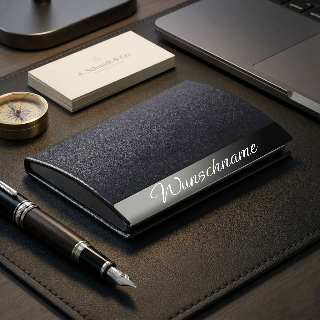 Visitenkarten-Etui mit Gravur personalisiert