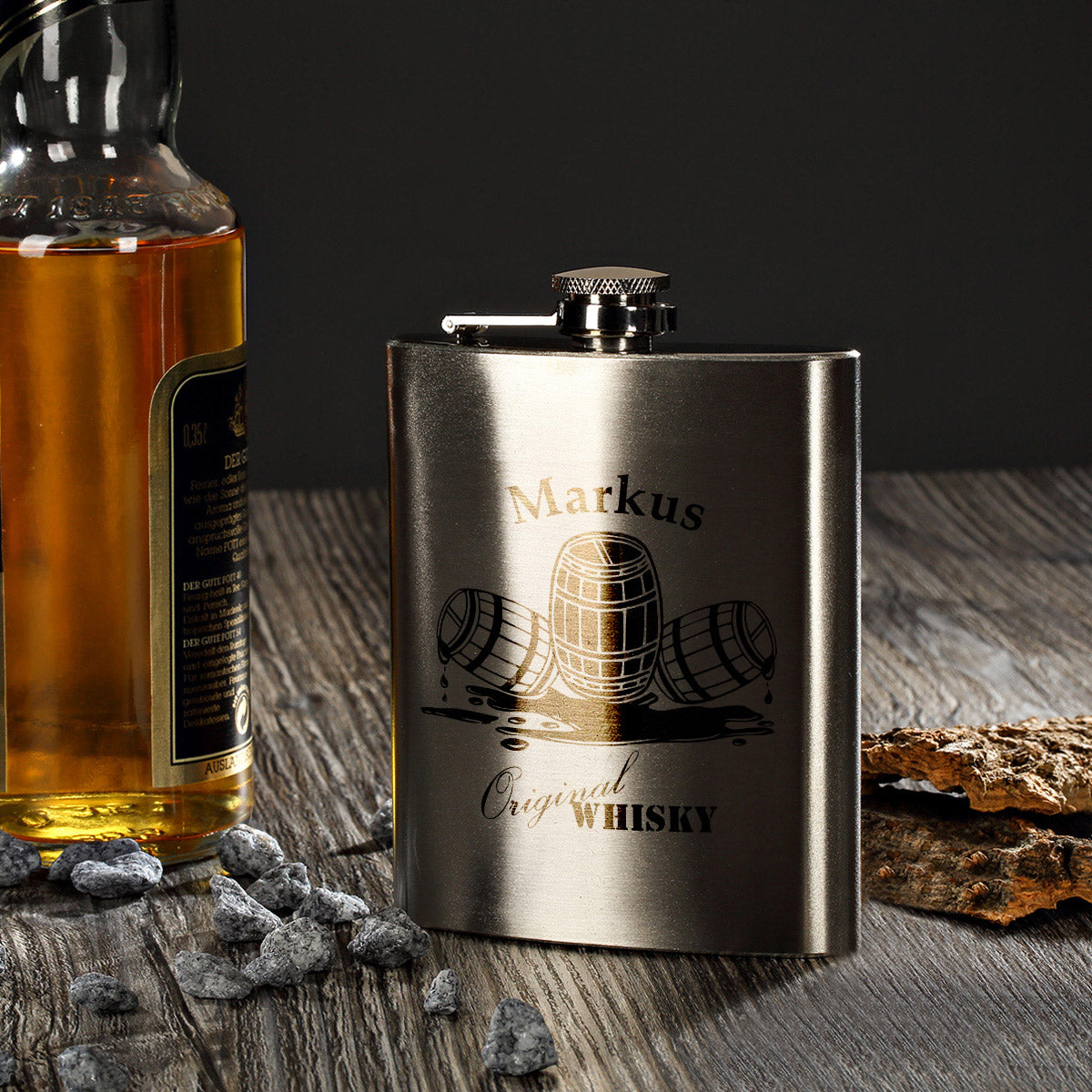 Flachmann mit Gravur personalisiert