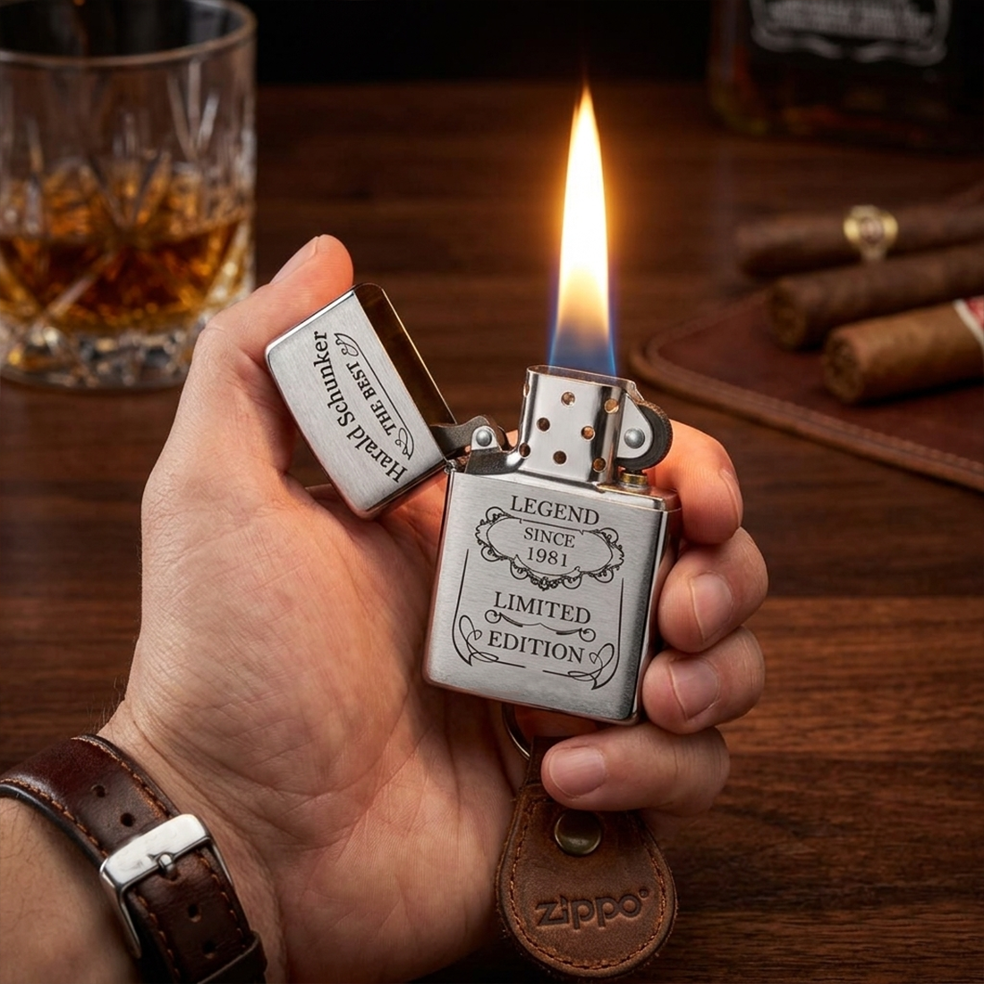 Zippo® Sturmfeuerzeug mit Gravur personalisiert