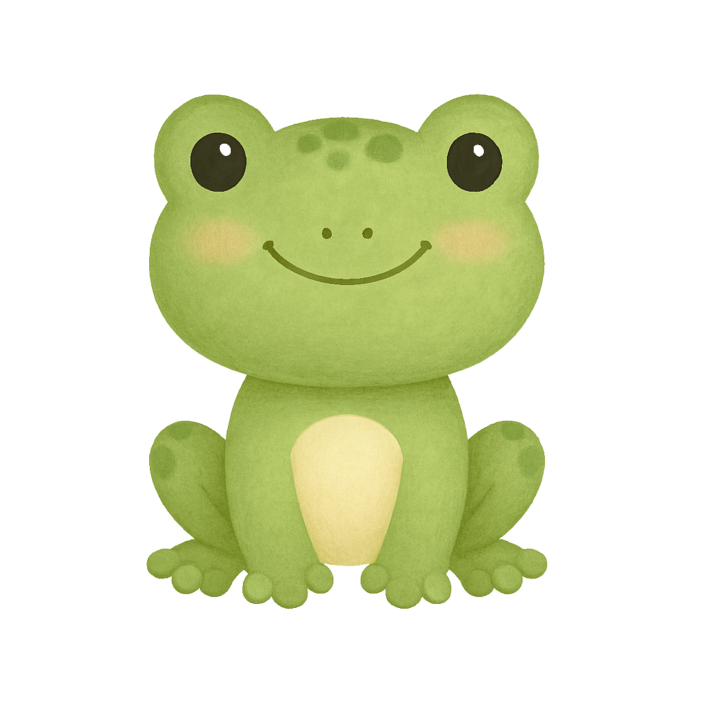 Zahndose Frosch