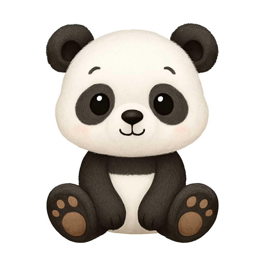 Zahndose Panda