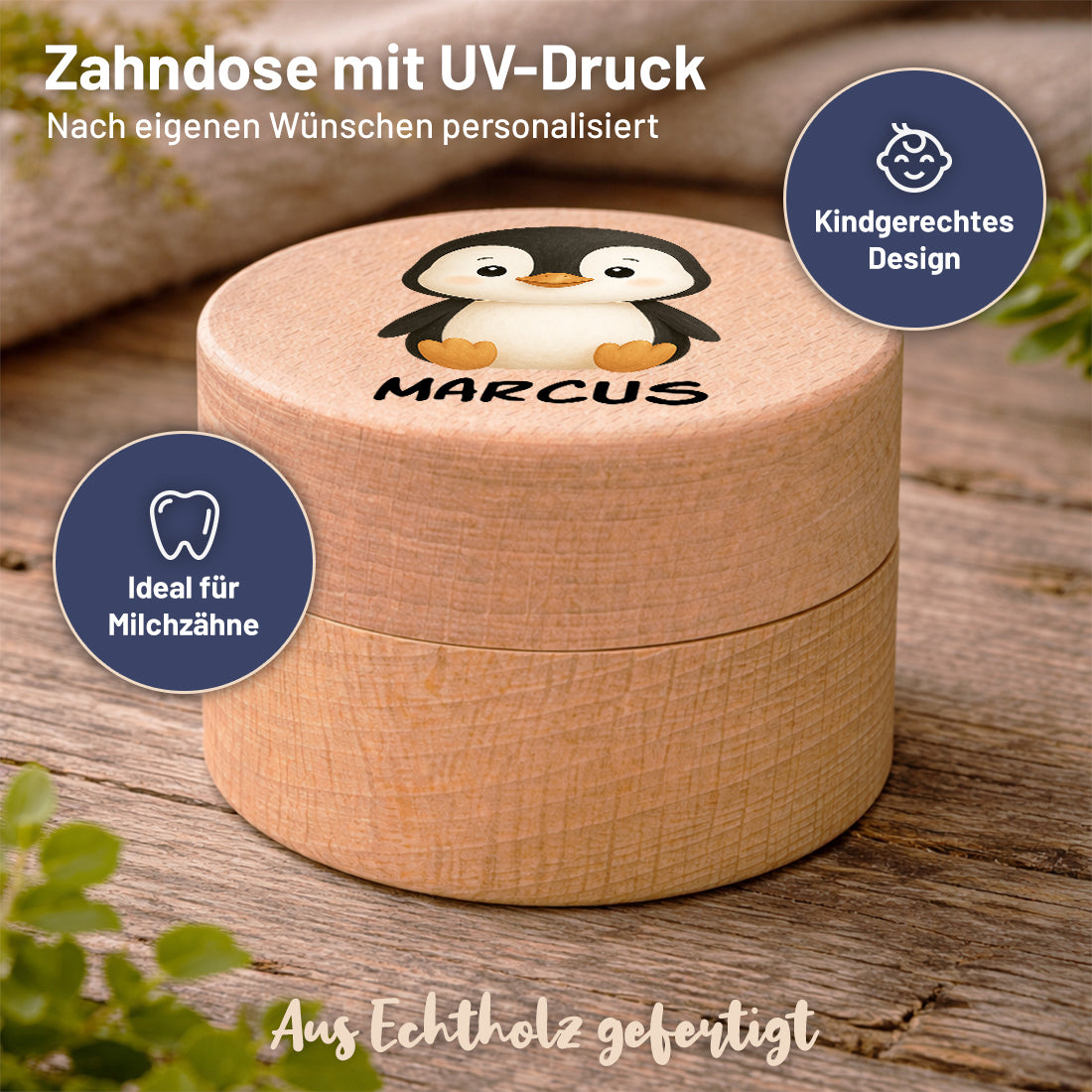 Tiere-Zahndose für Milchzähne
