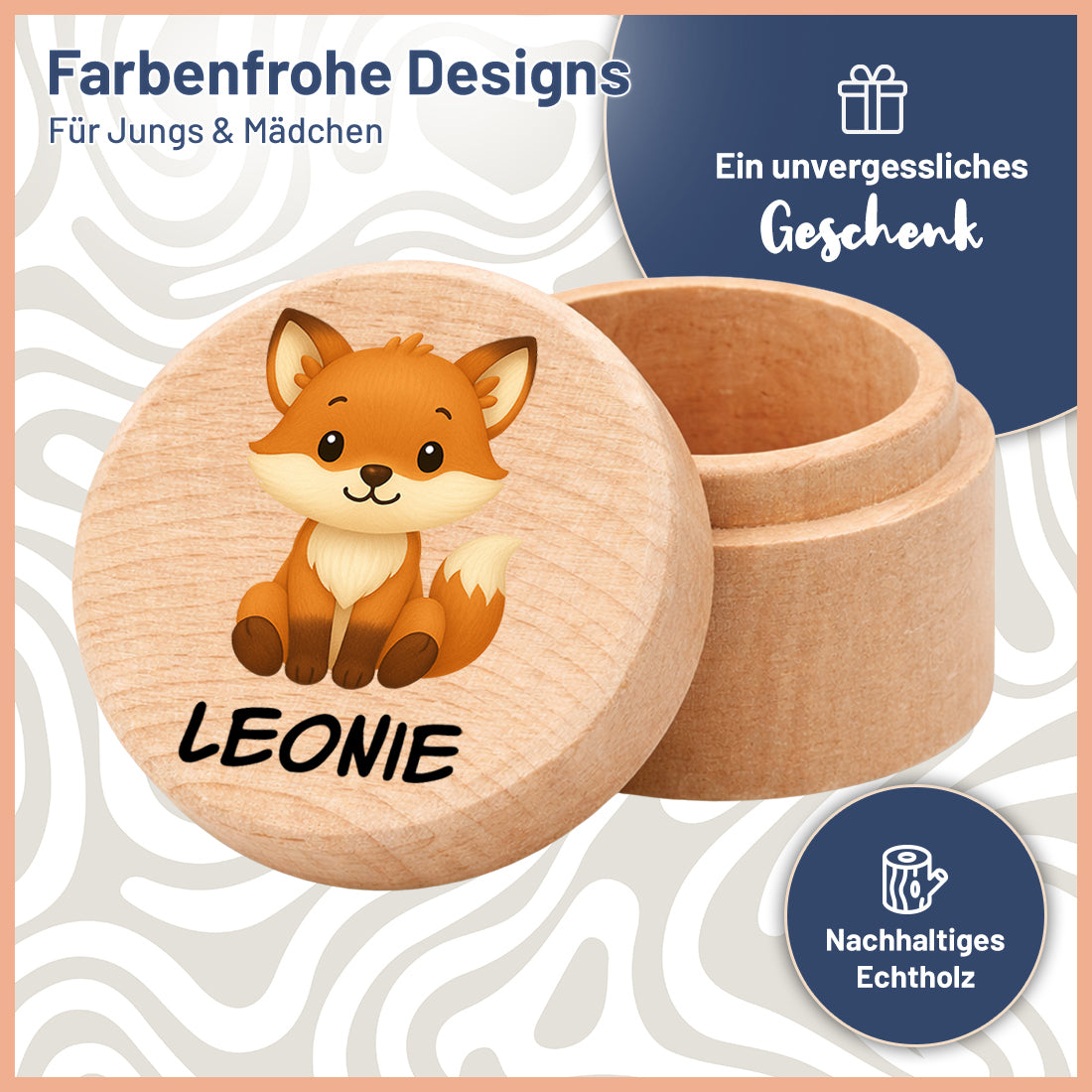 Tiere-Zahndose farbenfroh