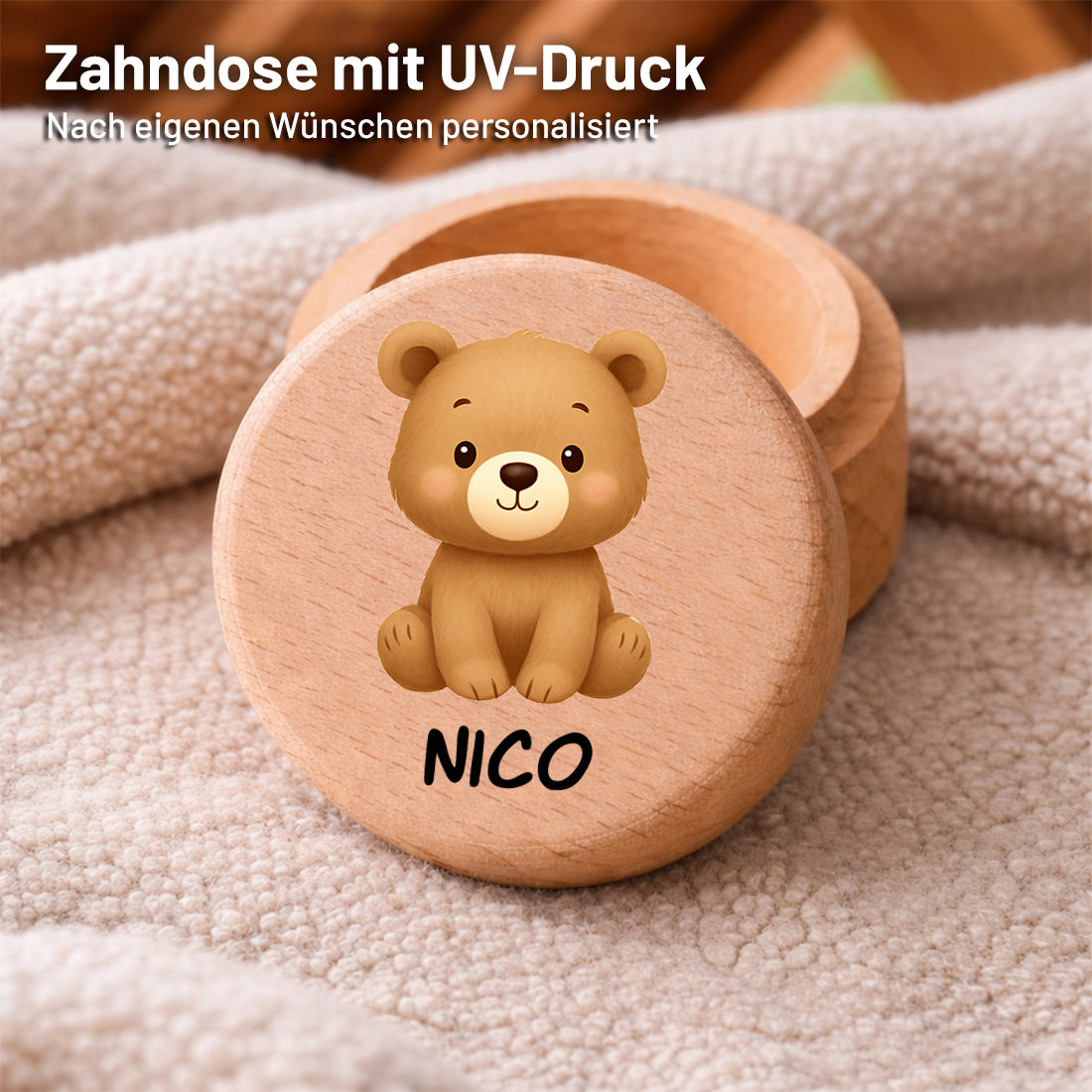Tiere-Zahndose mit Druck