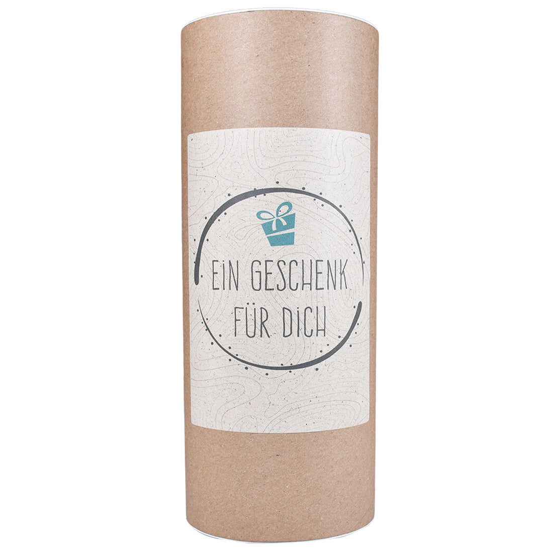 Geschenkhülse Geschenkverpackung Natur 9x26cm