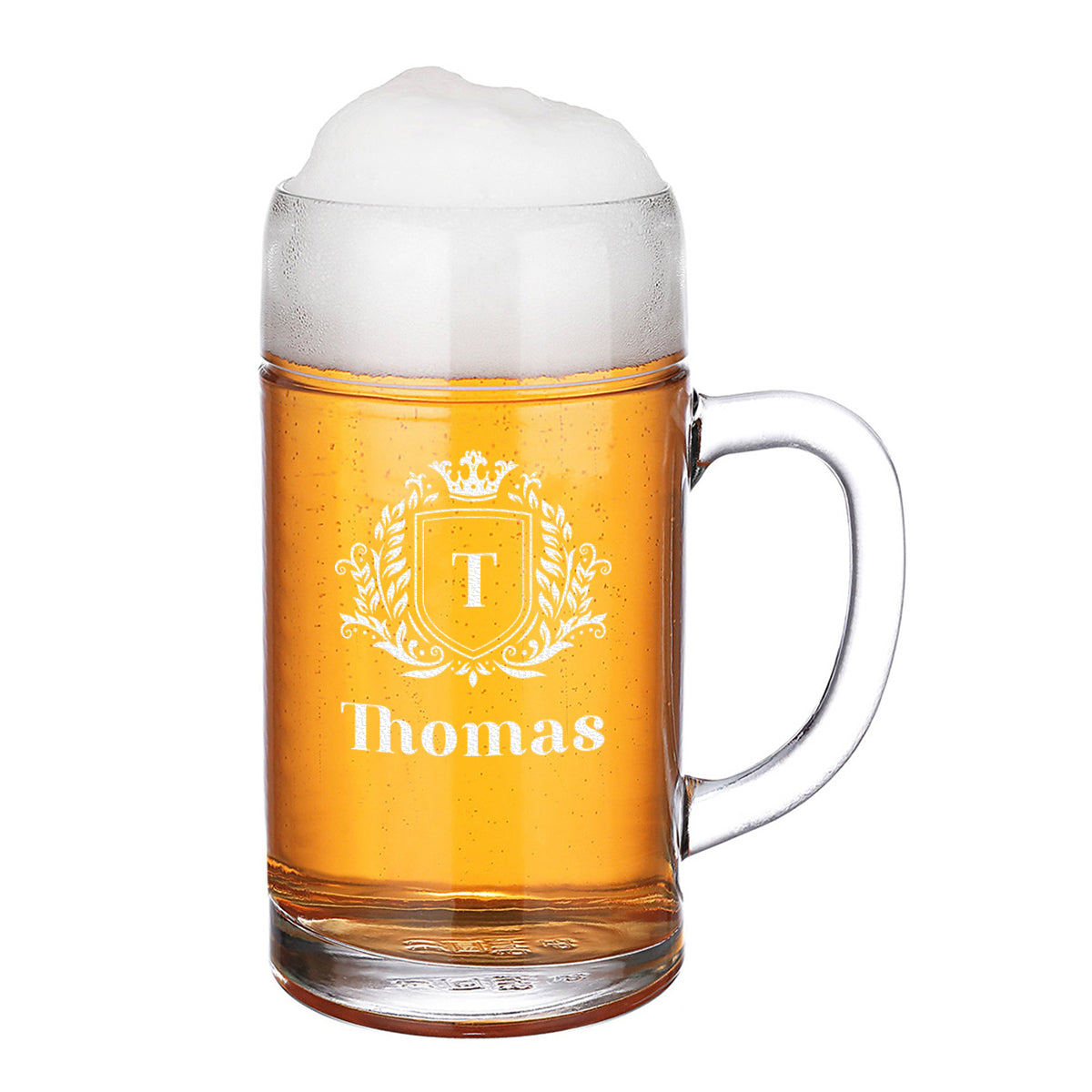Maßkrug 1 Liter Oktoberfest mit Wunschgravur