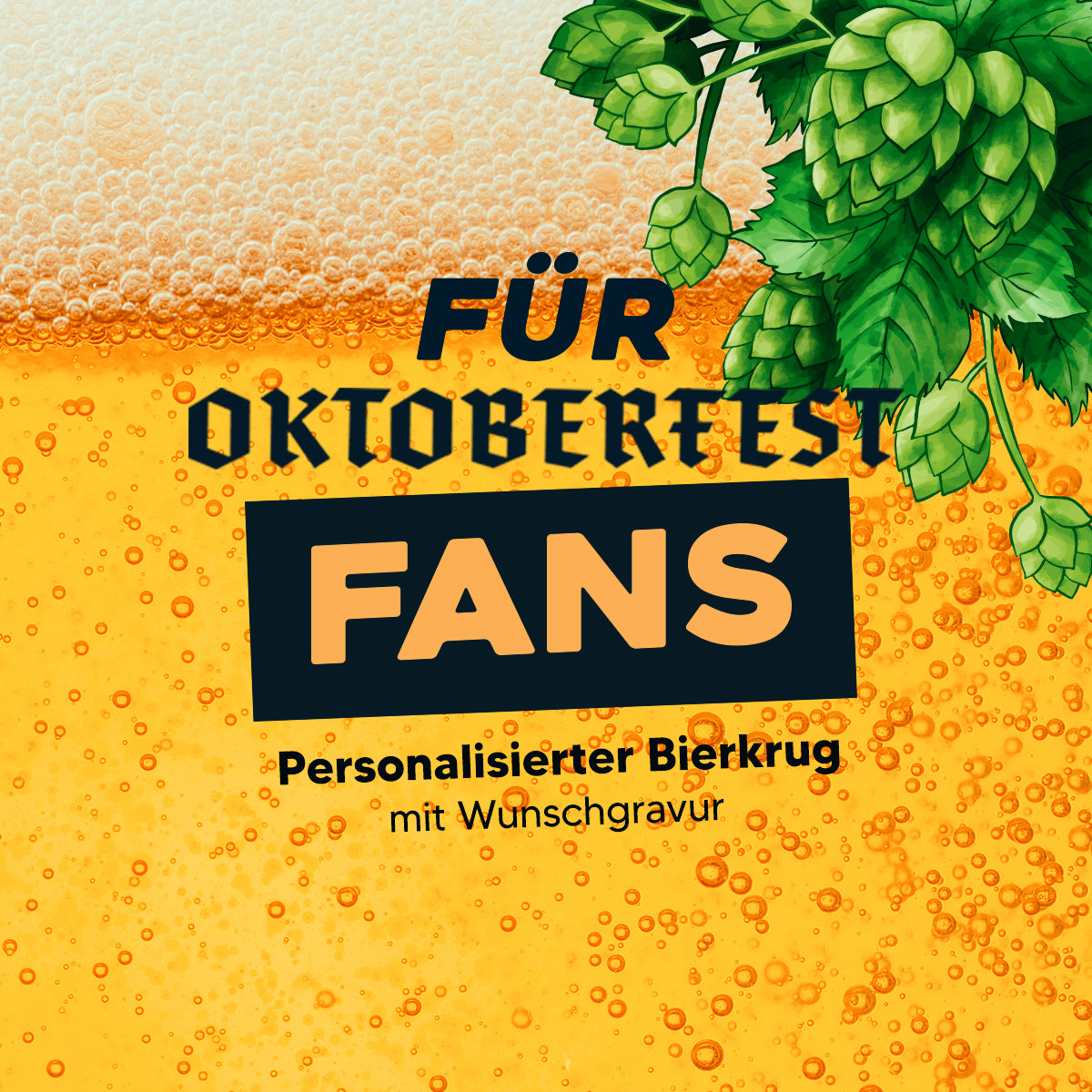 Bierkrug 0,5 Liter mit Gravur "Bierkönig" personalisiert