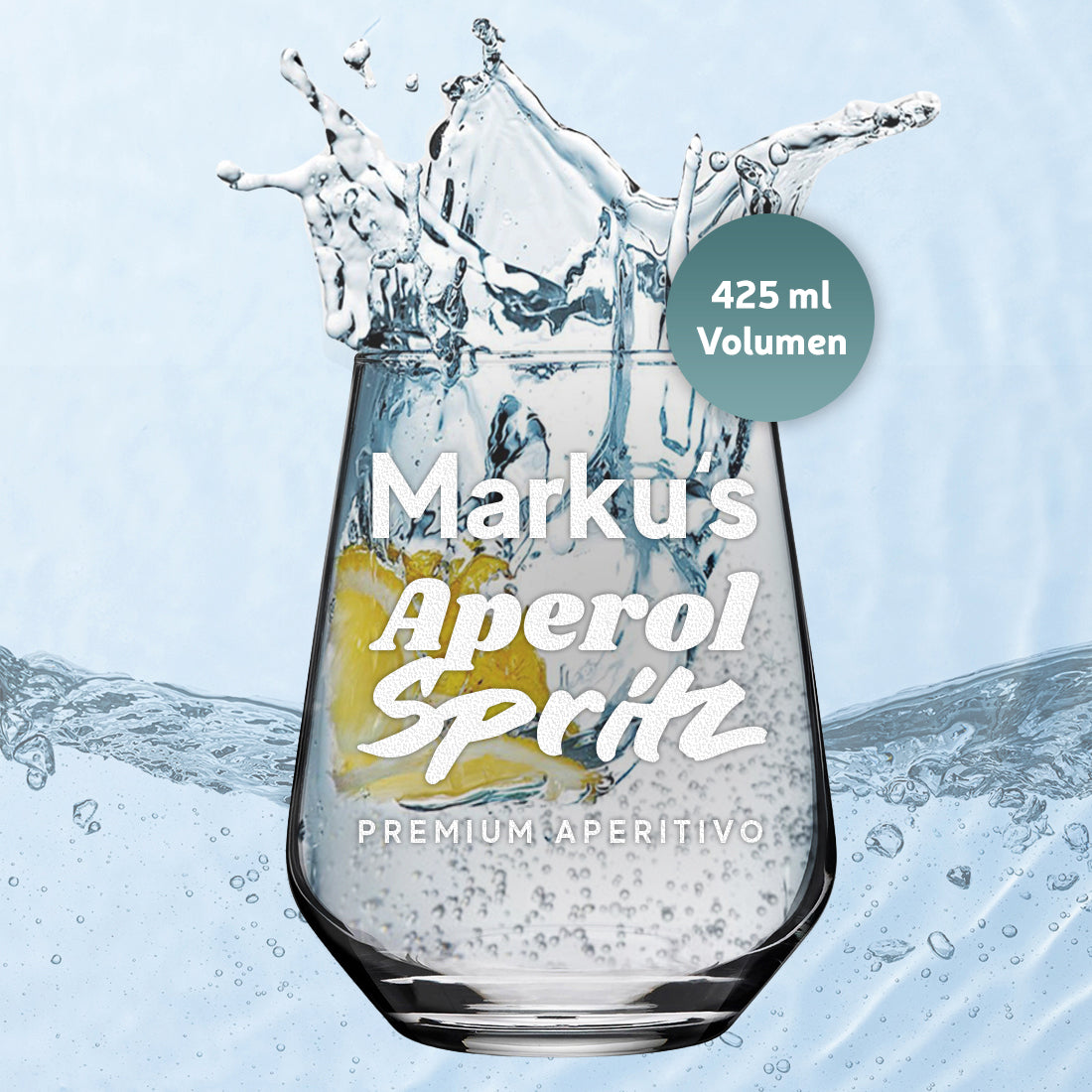 Aperitif Cocktailglas 425 ml für Drinks mit Gravur - Personalisiert