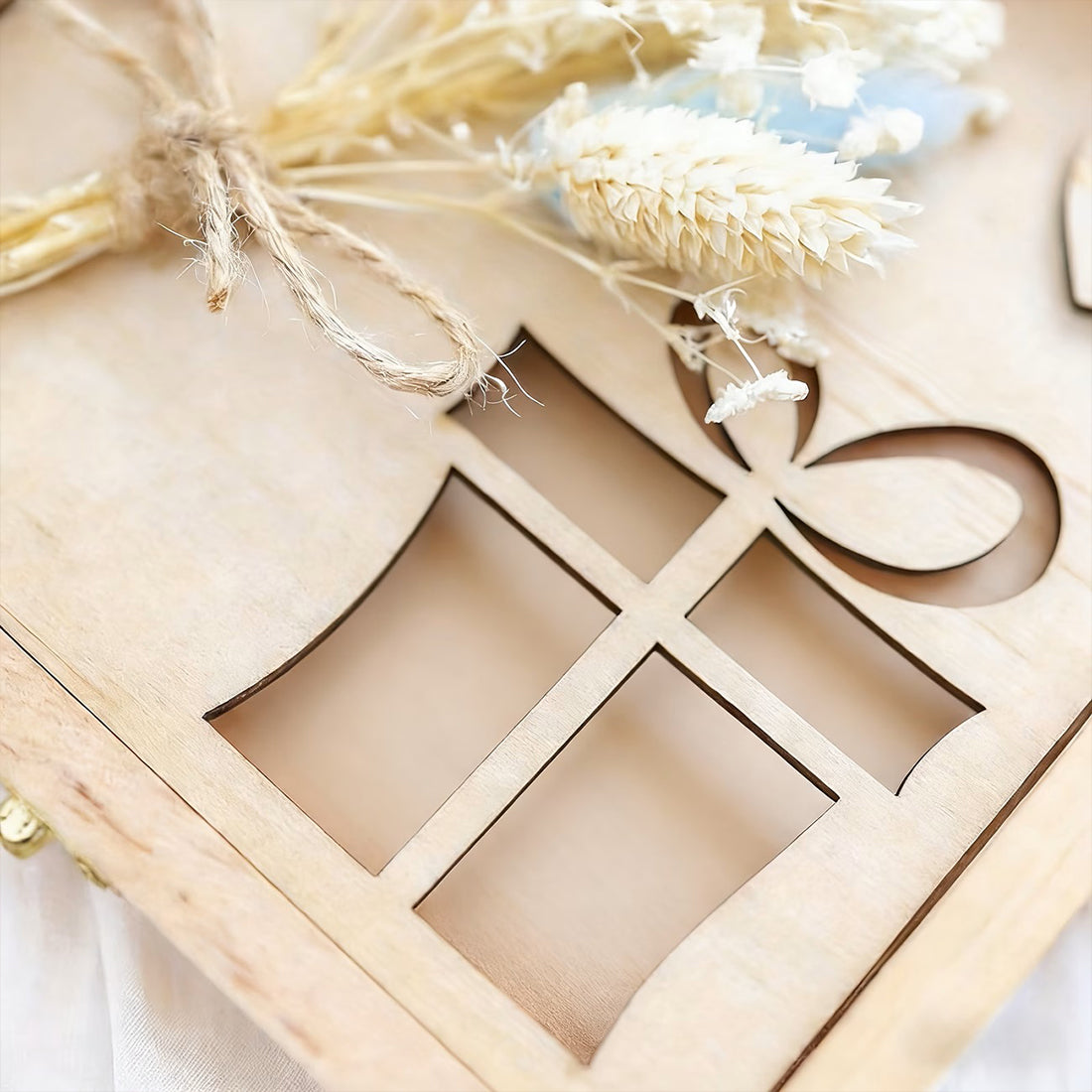 Erinnerungsbox aus Holz für Hochzeitsgeschenke