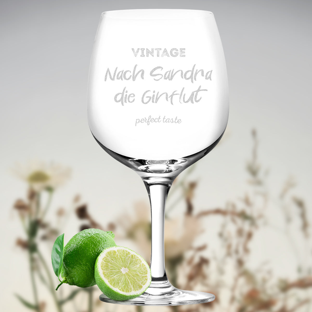 Gin Ballon Glas 755 ml mit Gravur