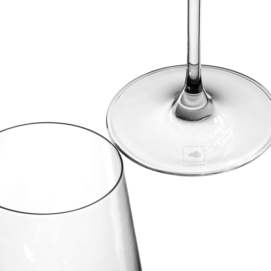 Gin Glas 560 ml modern mit Gravur - "Der Gin des Lebens"