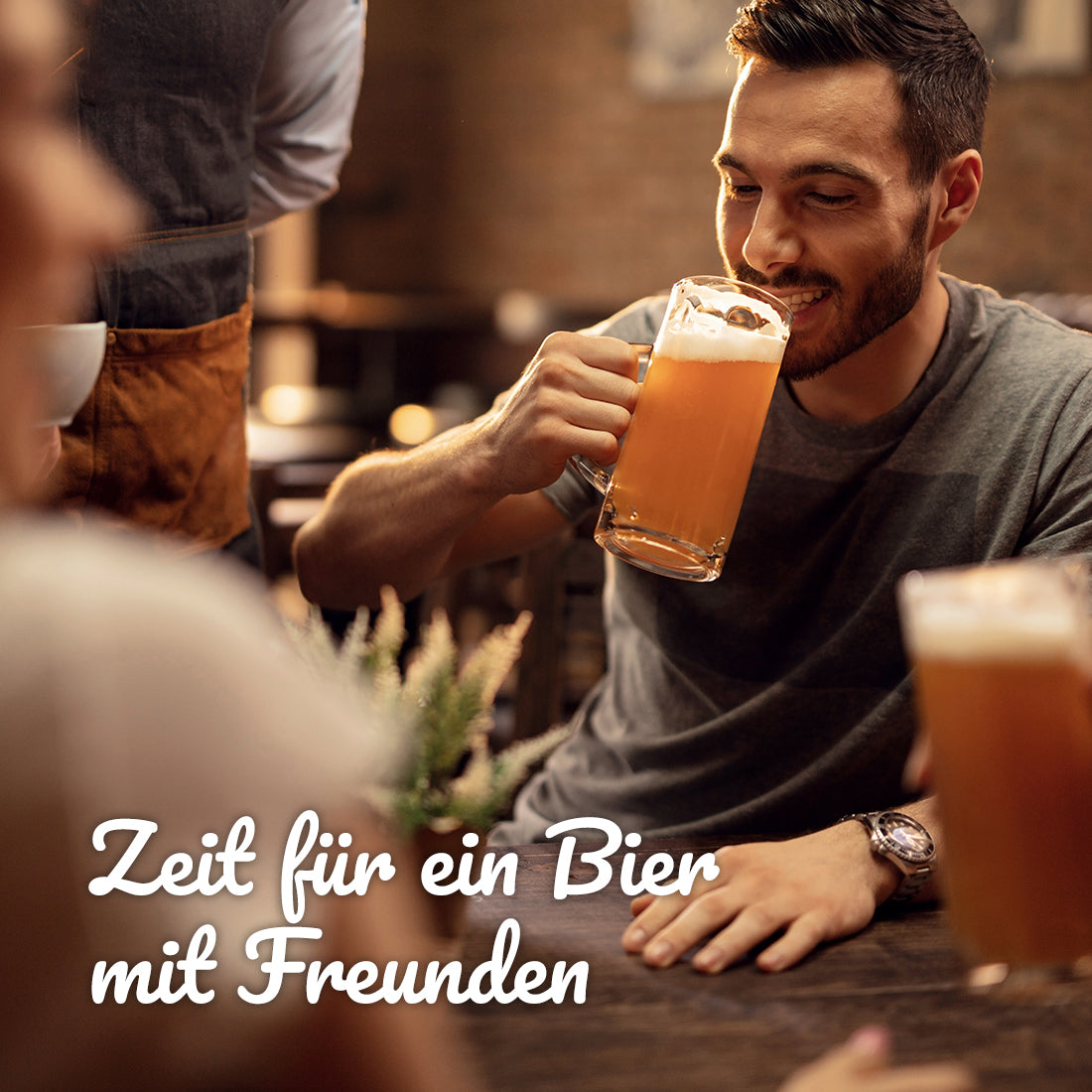 Premium Bierkrug 0,5l mit Wunschtext – Das persönliche Männergeschenk