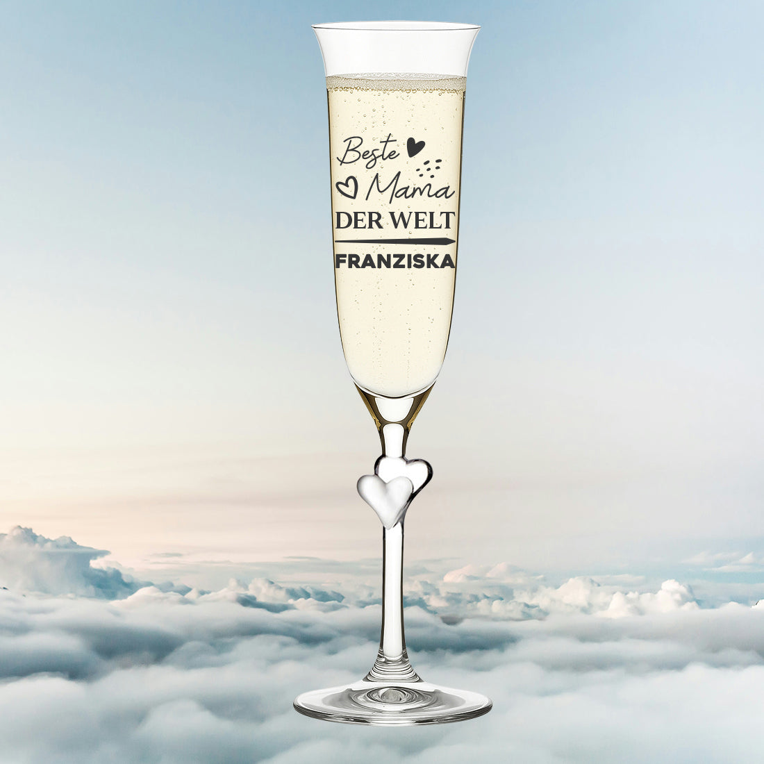 Sektglas 175 ml mit Gravur "Beste Mama der Welt"