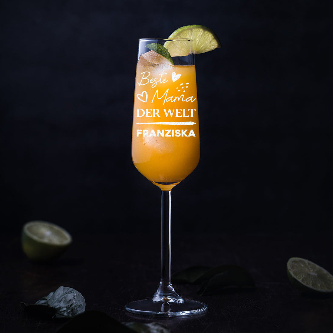 Sektglas 195 ml "Beste Mama der Welt" mit Gravur