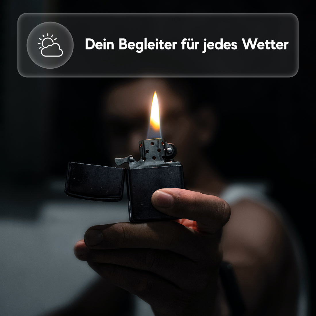 Metall Sturmfeuerzeug Echt Wild mit personalisierter Gravur