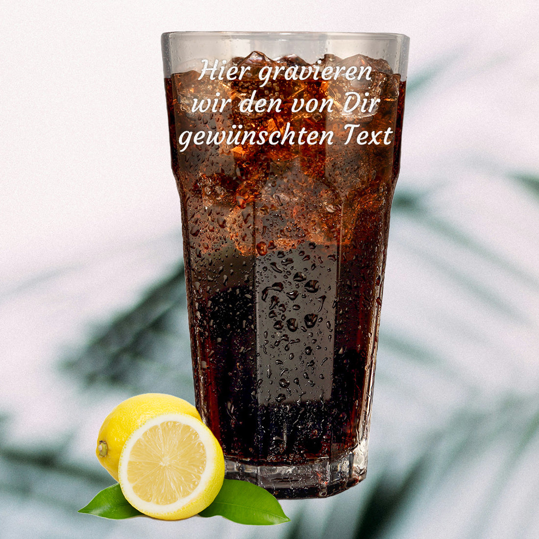 Trinkglas 480 ml für Wasser, Saft & Cocktails mit Gravur