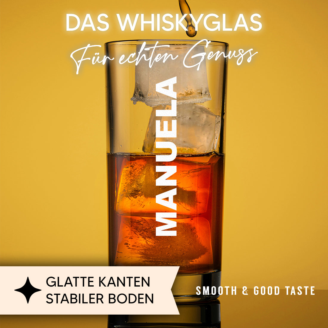 Personalisiertes Wasserglas 485 ml mit Wunschgravur