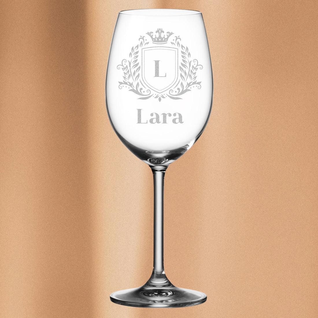 Rotwein Weinglas 460 ml mit personalisierter Gravur