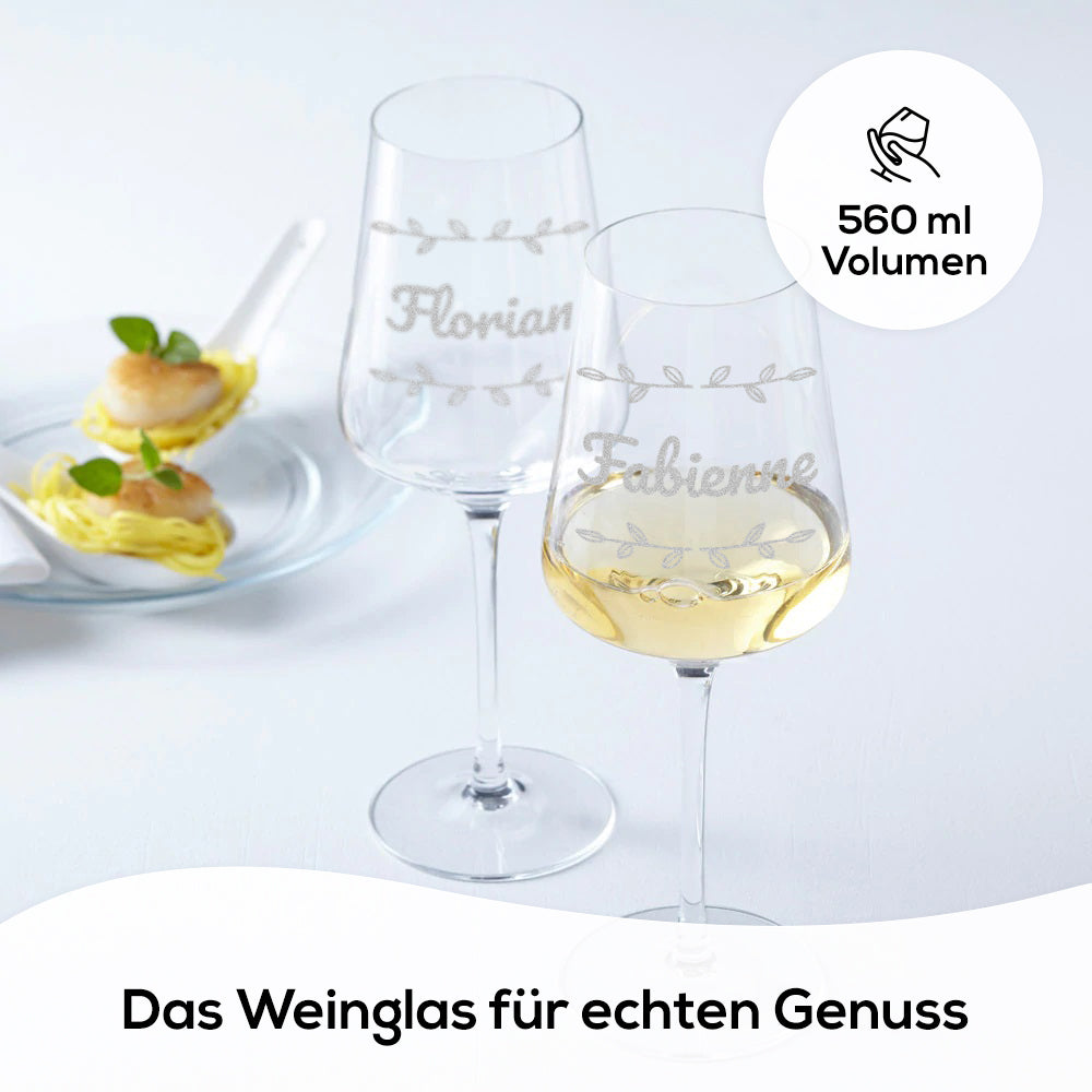 Weinglas Puccini 560 ml mit personalisierter Gravur
