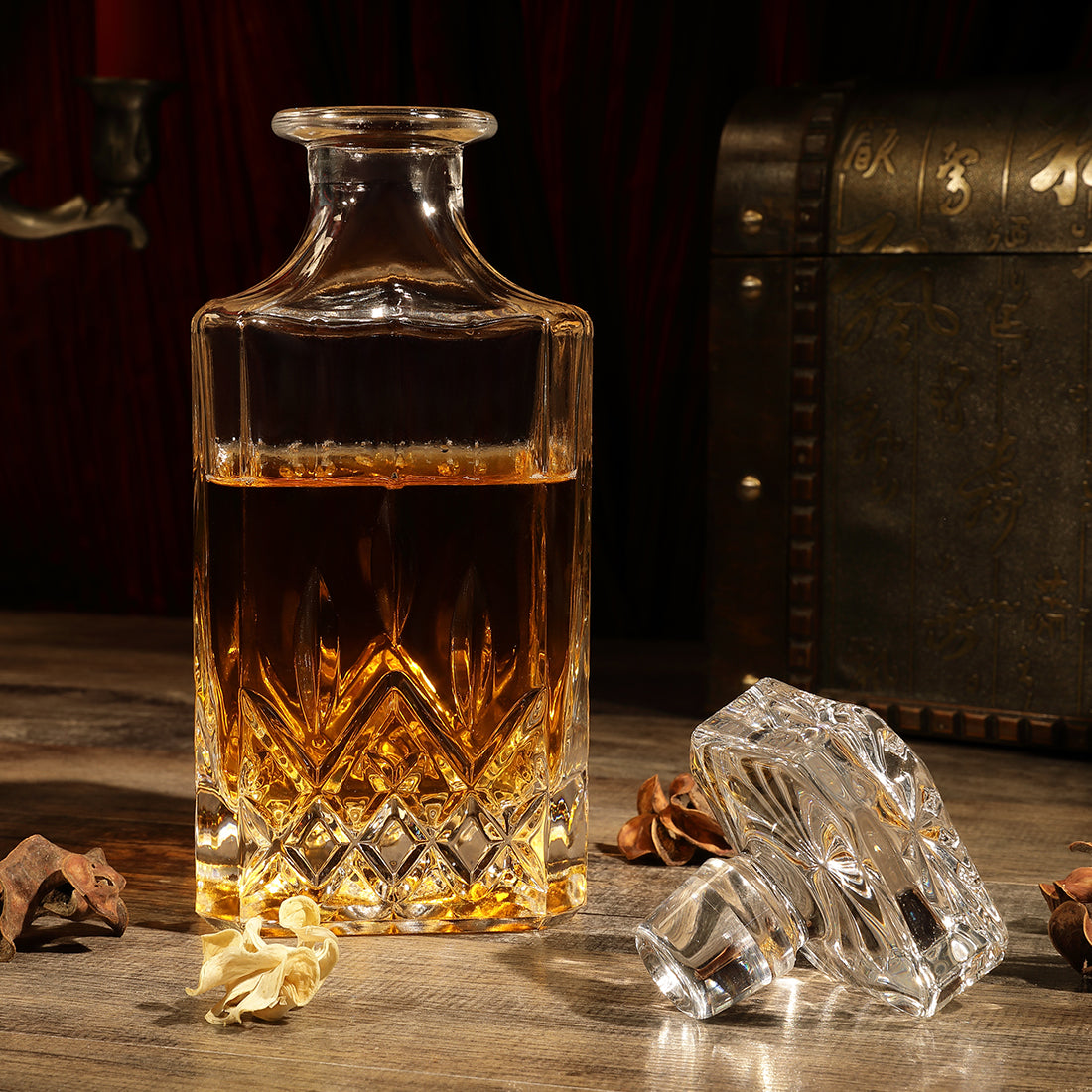 Whisky Crystal Dekanter 700 ml - perfekt für deine Bar
