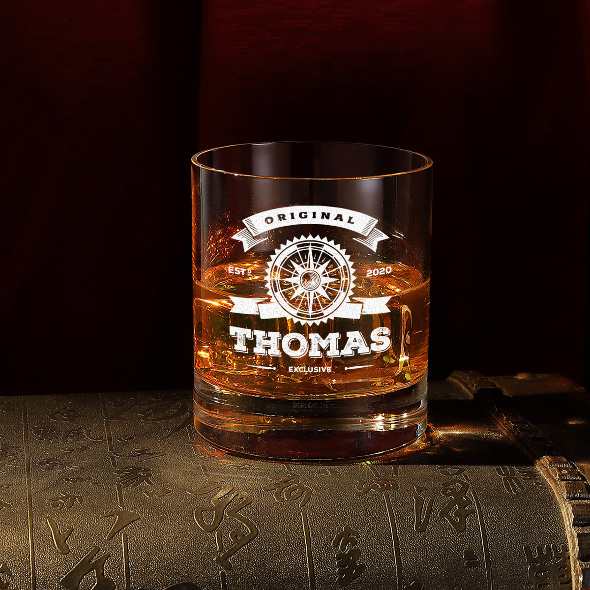 Whiskyglas 320 ml "Original Exklusive" mit Wunschgravur