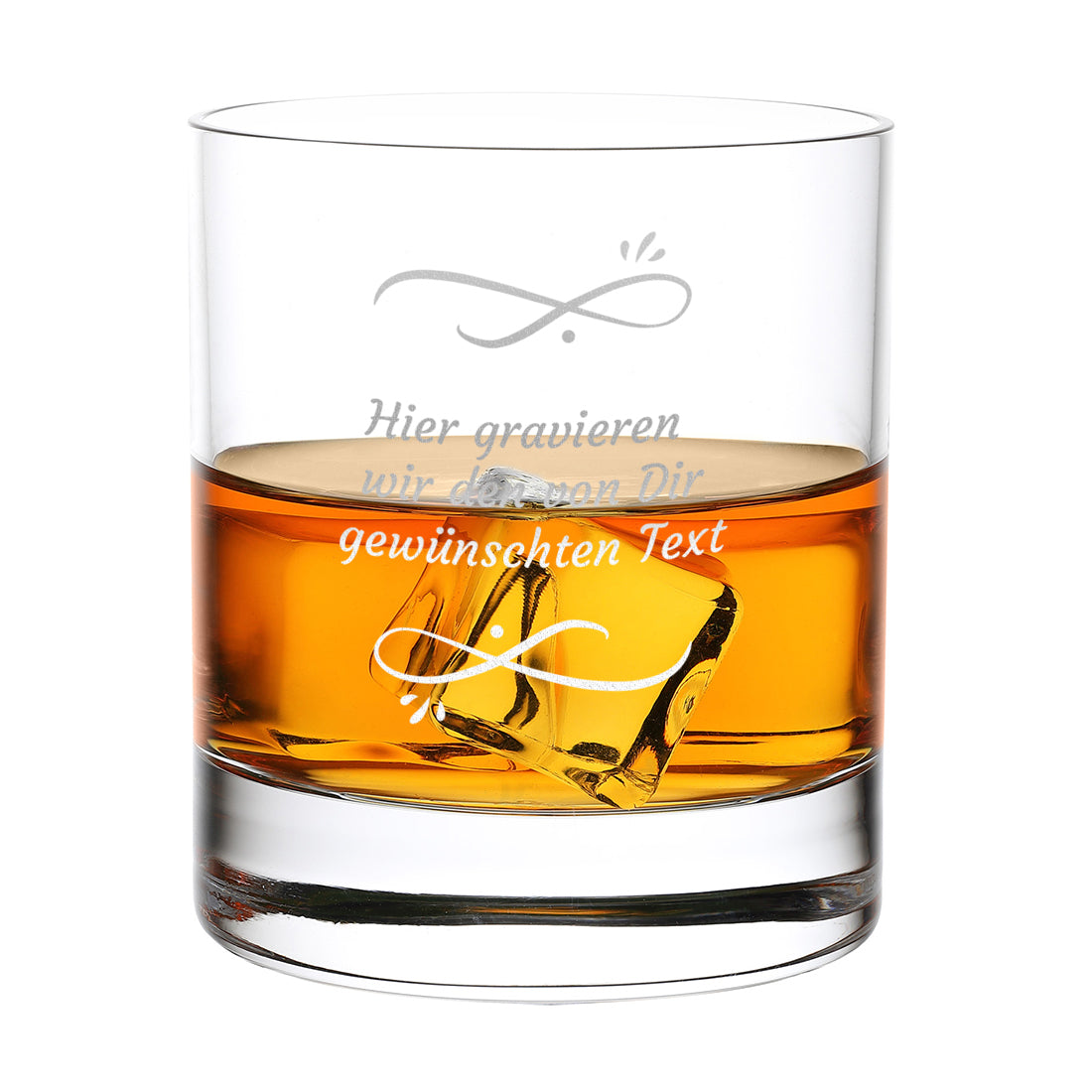 Personalisiertes Whiskyglas 320 ml mit Wunschtext