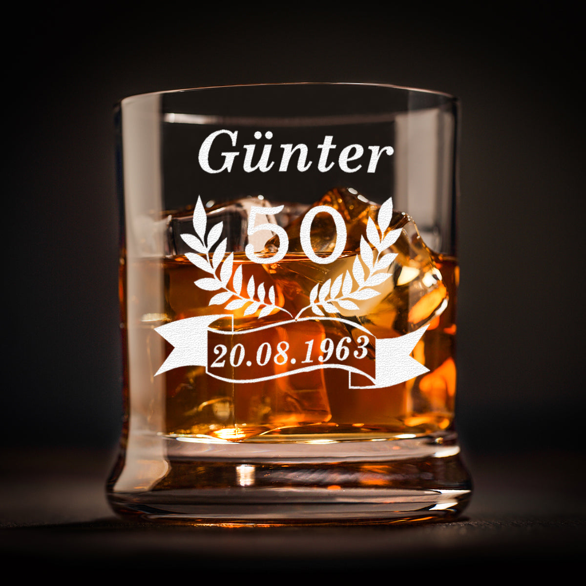 Whisky Tumbler 350 ml mit Gravur personalisiert
