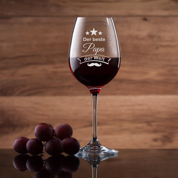 Weinglas mit Personalsierung